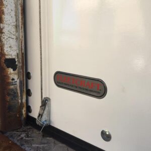 New lift cable on truck roll up door