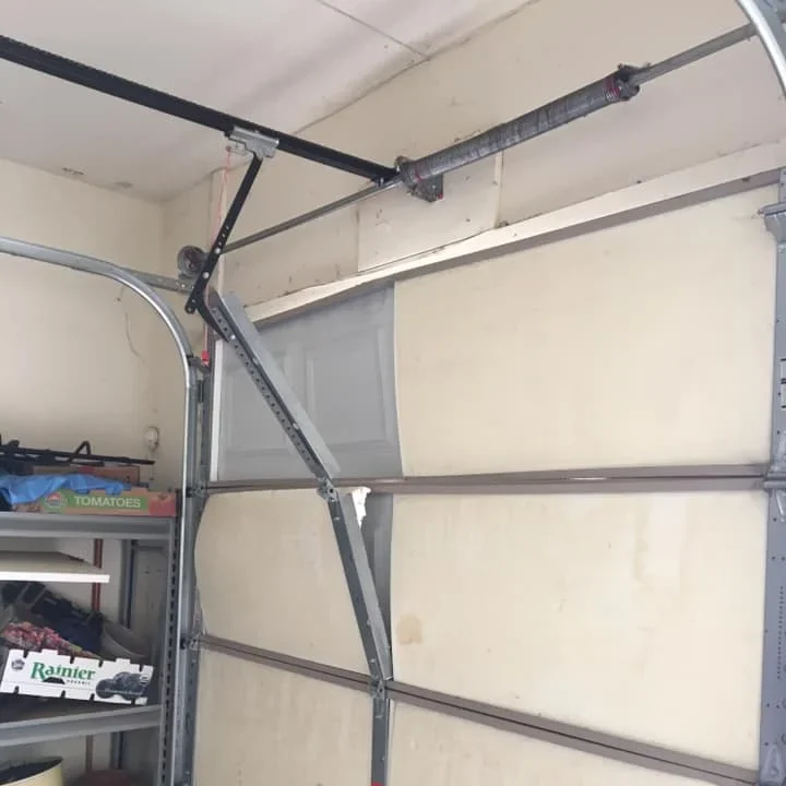 Opener pulled style plates off door big mess