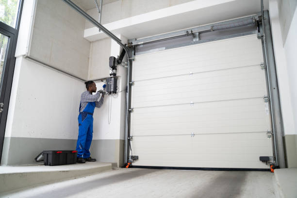 Installing Automatic Garage Door Or Gate. Maintenance And Repair